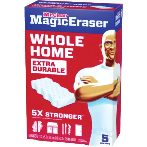 Mr Clean Magic Eraser Whole Home Extra Durable Sponge - pack of 5 Mr Clean Magic Eraser Whole Home Extra Durable Sponge - pack of 5