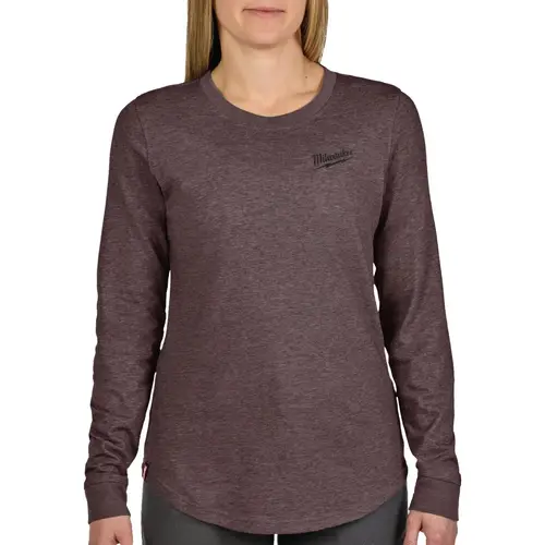FREEFLEX Women's Large Purple Long Sleeve Hybrid T-Shirt FREEFLEX Women's Large Purple Long Sleeve Hybrid T-Shirt