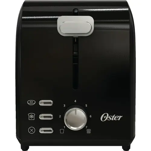 Black Stainless Steel 2-Slice Toaster with Extra Wide Slots Black Stainless Steel 2-Slice Toaster with Extra Wide Slots