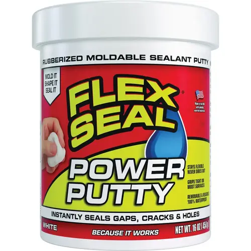 Power Putty 16 Oz. White Multi-Purpose Adhesive Power Putty 16 Oz. White Multi-Purpose Adhesive