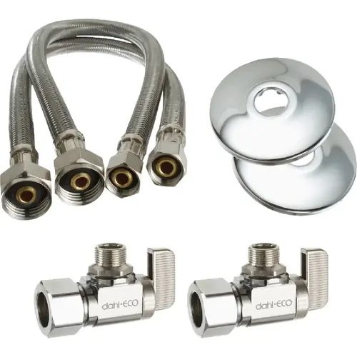 Faucet/Lavatory Supply Kit with 2 Angle Valves Faucet/Lavatory Supply Kit with 2 Angle Valves