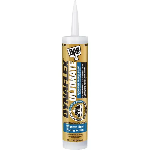 DYNAFLEX ULTIMATE 10.1 Oz. Premium All-Weather Sealant, Clear DYNAFLEX ULTIMATE 10.1 Oz. Premium All-Weather Sealant, Clear