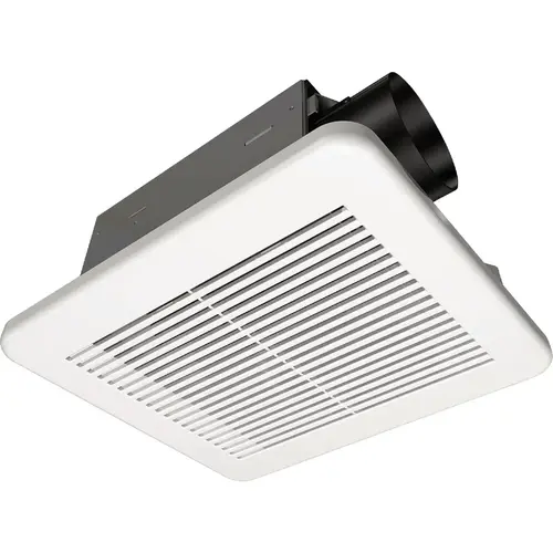 50 CFM 1.0 Sone Ventilation Bathroom Exhaust Fan with No-Cut Housing White 50 CFM 1.0 Sone Ventilation Bathroom Exhaust Fan with No-Cut Housing White