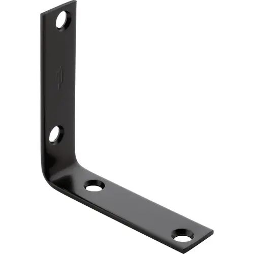 National Hardware Corner Brace, 2-1/2 in L, 5/8 in W, Steel, Powder-Coated National Hardware Corner Brace, 2-1/2 in L, 5/8 in W, Steel, Powder-Coated
