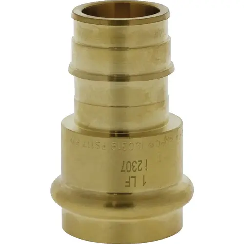 1 In. Press x F1960 LF BR PEX Transition Fitting 1 In. Press x F1960 LF BR PEX Transition Fitting