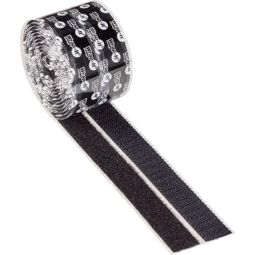 Stick 'Em 3/4 In. x 5 Ft. Black Hook & Loop Roll Stick 'Em 3/4 In. x 5 Ft. Black Hook & Loop Roll