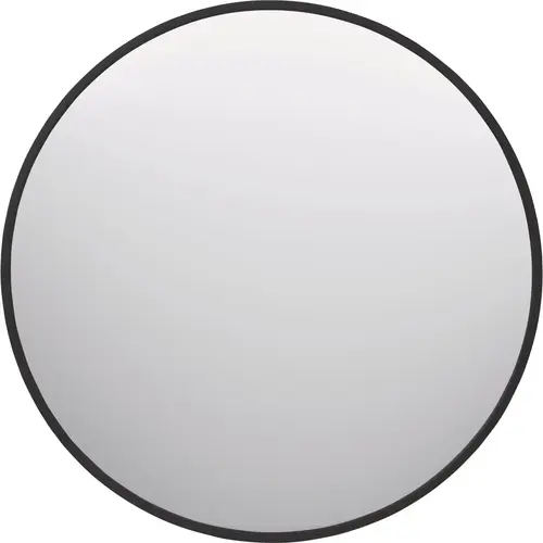 Designer Series Black 23.6 In. W x 23.6 In. H x 5 In. D Single Mirror Surface Mount Round Framed Medicine Cabinet Designer Series Black 23.6 In. W x 23.6 In. H x 5 In. D Single Mirror Surface Mount Round Framed Medicine Cabinet