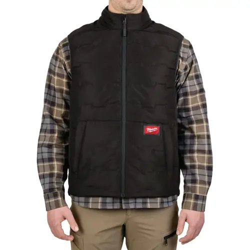 FREEFLEX Men's Medium Black Lightweight Insulated Vest FREEFLEX Men's Medium Black Lightweight Insulated Vest