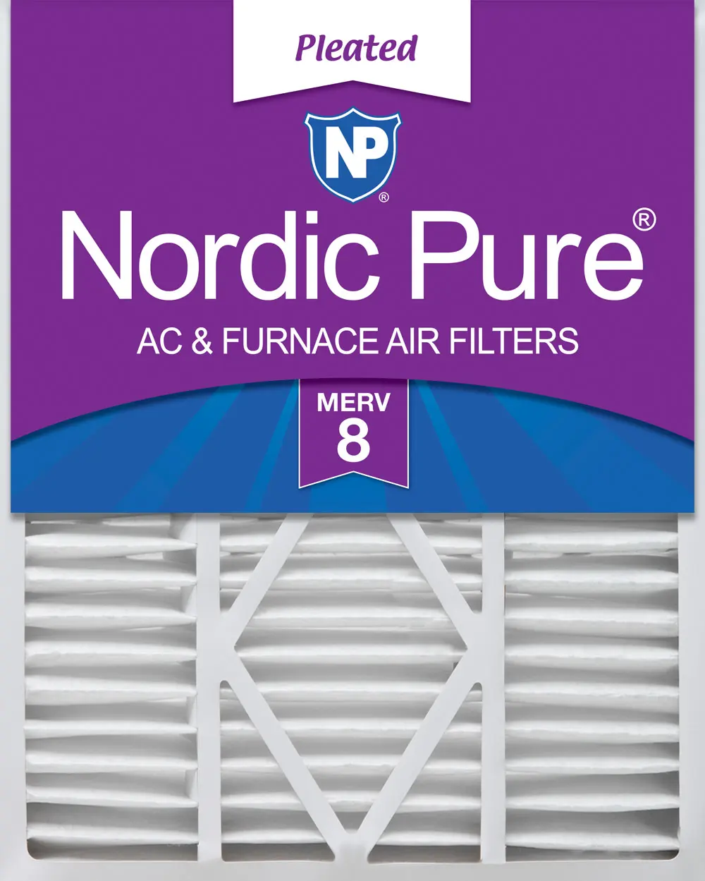 Nordic Pure 20x25x5 1/4 (5.25) Goodman/Carrier/Amana Replacement MERV 8 Air Filters 1 Pack 20x25x5_1/4GCAM8-1 Nordic Pure 20x25x5 1/4 (5.25) Goodman/Carrier/Amana Replacement MERV 8 Air Filters 1 Pack 20x25x5_1/4GCAM8-1