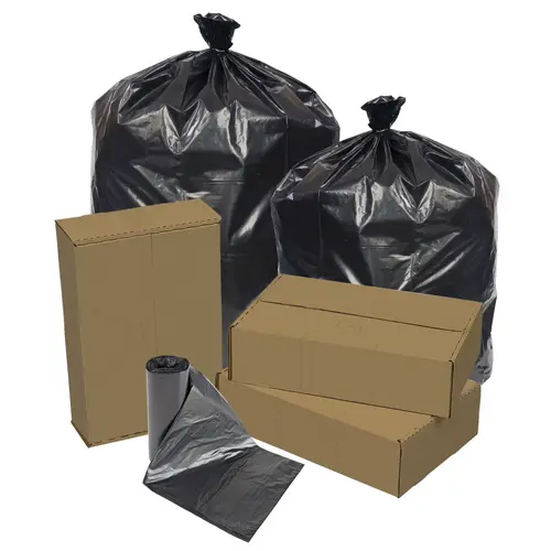 ECO Strong Can Liner, 33 gal, 1.5 mil, 33 in W x 39 in H, Black ECO Strong Can Liner, 33 gal, 1.5 mil, 33 in W x 39 in H, Black