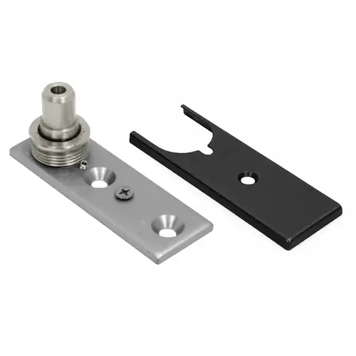 Matte Black Adjustable Free-Swinging Floor Pivot Matte Black Adjustable Free-Swinging Floor Pivot