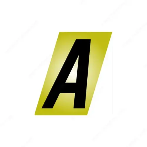 Metal-Stik Aluminum House Numbers & Letters Metal-Stik Aluminum House Numbers & Letters