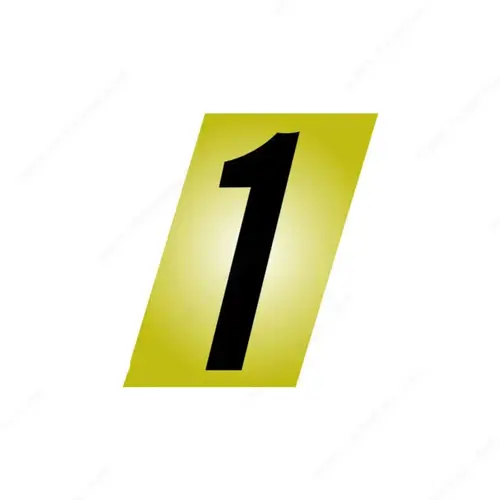 Metal-Stik Aluminum House Numbers & Letters Metal-Stik Aluminum House Numbers & Letters