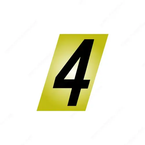 Metal-Stik Aluminum House Numbers & Letters Metal-Stik Aluminum House Numbers & Letters