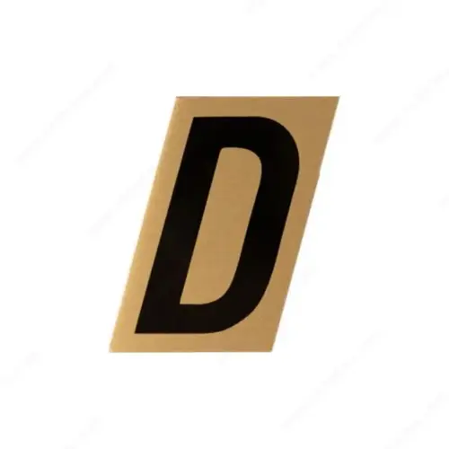 Metal-Stik Aluminum House Numbers & Letters Metal-Stik Aluminum House Numbers & Letters