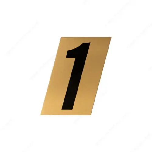 Metal-Stik Aluminum House Numbers & Letters Metal-Stik Aluminum House Numbers & Letters