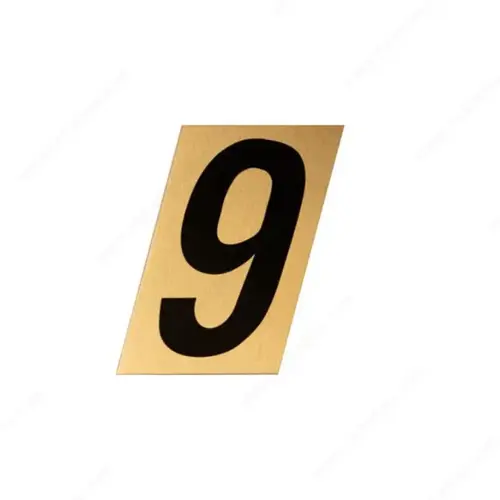 Metal-Stik Aluminum House Numbers & Letters Metal-Stik Aluminum House Numbers & Letters