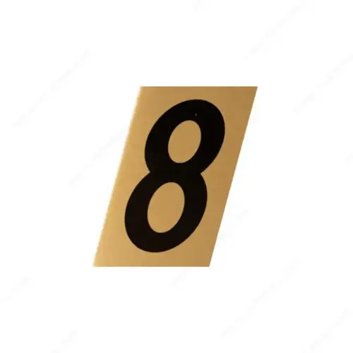 Metal-Stik Aluminum House Numbers & Letters Metal-Stik Aluminum House Numbers & Letters