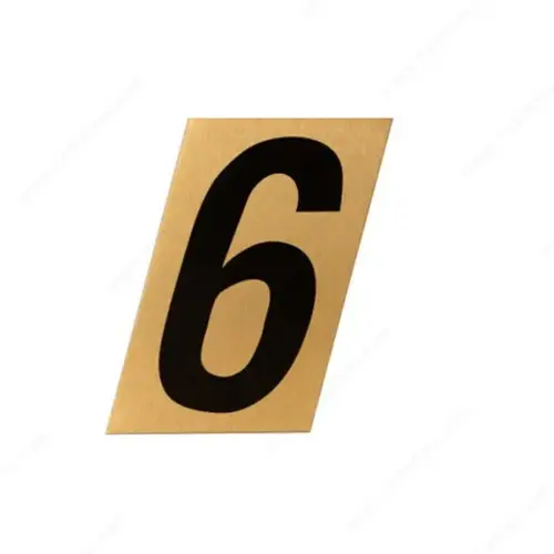 Metal-Stik Aluminum House Numbers & Letters Metal-Stik Aluminum House Numbers & Letters