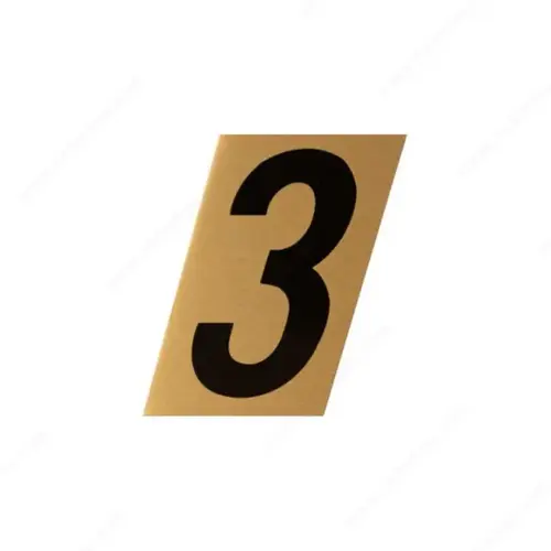 Metal-Stik Aluminum House Numbers & Letters Metal-Stik Aluminum House Numbers & Letters