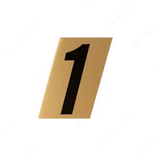 Metal-Stik Aluminum House Numbers & Letters Metal-Stik Aluminum House Numbers & Letters