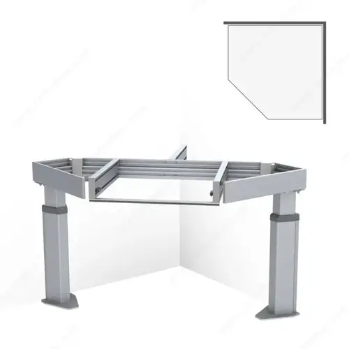 Baselift Corner 6301/6311 - Kitchen Worktop Baselift Corner, 45 degree- 90 degree Baselift Corner 6301/6311 - Kitchen Worktop Baselift Corner, 45 degree- 90 degree