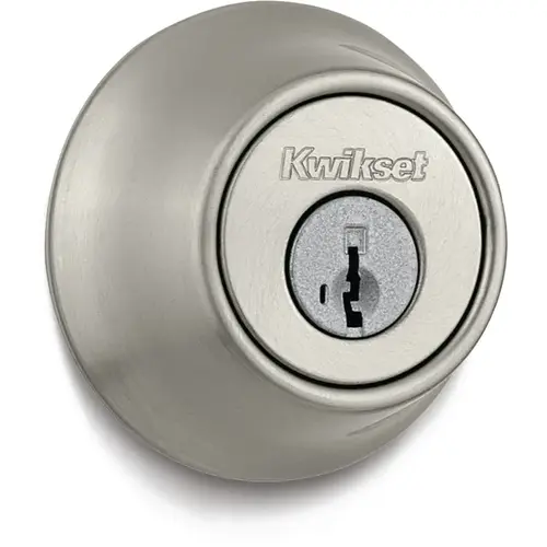 Kwikset SmartKey 660 Single Cylinder Deadbolt Satin Nickel Kwikset SmartKey 660 Single Cylinder Deadbolt Satin Nickel