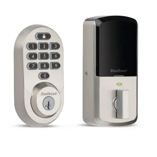 Kwikset Halo WIFI SmartKey Deadbolt Satin Nickel Kwikset Halo WIFI SmartKey Deadbolt Satin Nickel