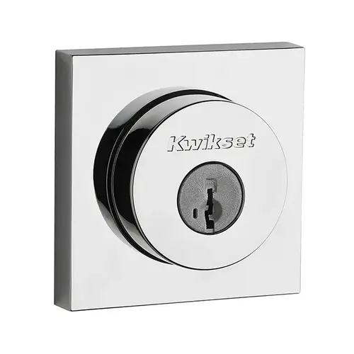 Kwikset SmartKey Halifax Single-Cylinder Deadbolt, Chrome Kwikset SmartKey Halifax Single-Cylinder Deadbolt, Chrome