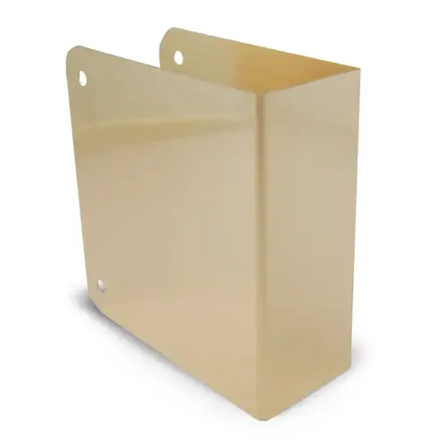 Door Reinforcer Blank 4-5/16" x 4-1/2" Polished Brass Door Reinforcer Blank 4-5/16" x 4-1/2" Polished Brass