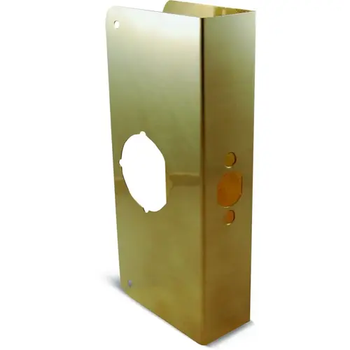 Door Reinforcer Oversized 3-7/8" x 9" Polished Brass Door Reinforcer Oversized 3-7/8" x 9" Polished Brass