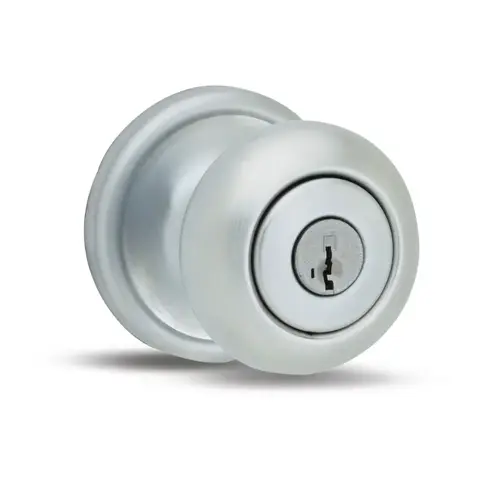 Kwikset SmartKey Entry Lock Satin Chrome Hancock Kwikset SmartKey Entry Lock Satin Chrome Hancock