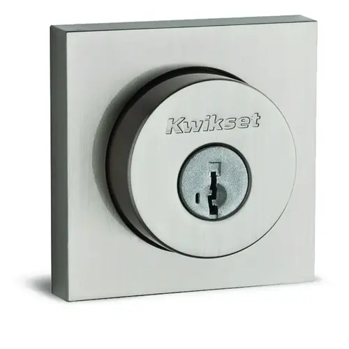 Kwikset SmartKey Halifax Single-Cylinder Deadbolt, Satin Nickel Kwikset SmartKey Halifax Single-Cylinder Deadbolt, Satin Nickel