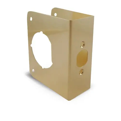 Door Reinforcer Standard 3-7/8" x 4-1/2" Polished Brass Door Reinforcer Standard 3-7/8" x 4-1/2" Polished Brass