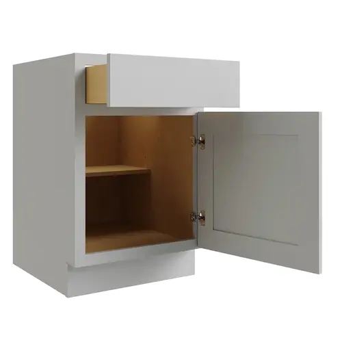 Reliabilt Parkstone Grey Base Cabinet, 12-in W Reliabilt Parkstone Grey Base Cabinet, 12-in W