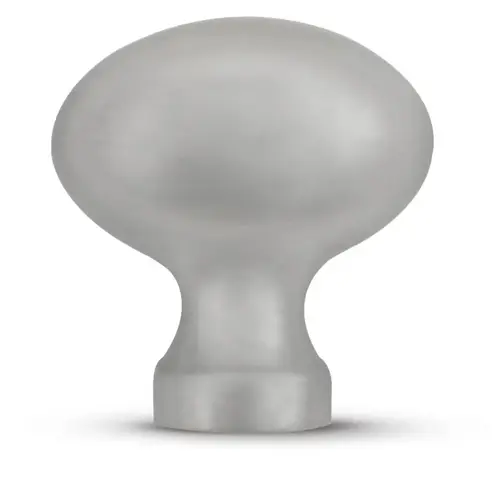 Oval Cabinet Knob Satin Nickel 1-1/4" Oval Cabinet Knob Satin Nickel 1-1/4"