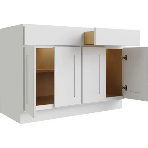 Reliabilt Parkstone White Base Cabinet, 48-in W Reliabilt Parkstone White Base Cabinet, 48-in W