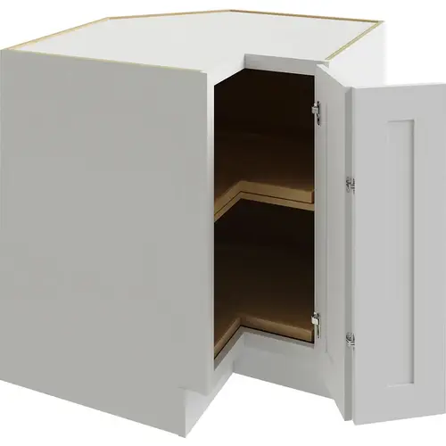 Reliabilt Parkstone White Lazy Susan Corner Base Cabinet, 33-in Reliabilt Parkstone White Lazy Susan Corner Base Cabinet, 33-in