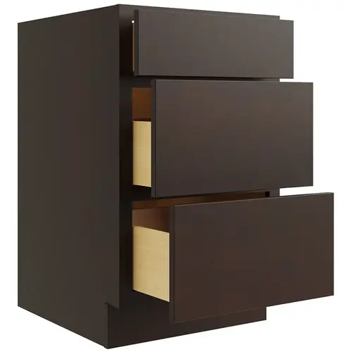 Reliabilt Parkstone Espresso Drawer Base Cabinet, 24-in W Reliabilt Parkstone Espresso Drawer Base Cabinet, 24-in W