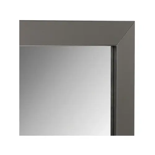 Framed Mirror with Brushed Nickel Frame 36" x 36" Framed Mirror with Brushed Nickel Frame 36" x 36"