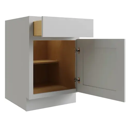 Reliabilt Parkstone Grey Base Cabinet, 18-in W Reliabilt Parkstone Grey Base Cabinet, 18-in W