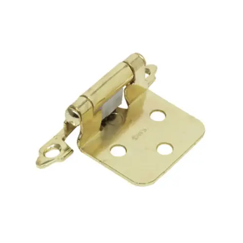 1-1/2" Flush Mount Self-Closing Hinges Polished Brass 1-1/2" Flush Mount Self-Closing Hinges Polished Brass
