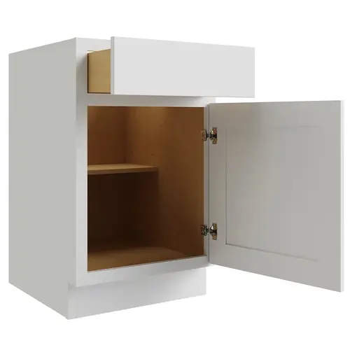 Reliabilt Parkstone White Base Cabinet, 9-in W Reliabilt Parkstone White Base Cabinet, 9-in W