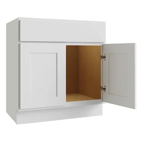 Reliabilt Parkstone White Base Cabinet, 24-in W Reliabilt Parkstone White Base Cabinet, 24-in W