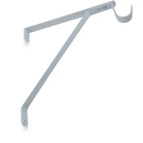Combo Shelf/Rod Support White Combo Shelf/Rod Support White