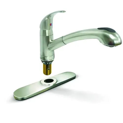 Dominion Chrome Pull-Out Spout Kitchen Faucet Dominion Chrome Pull-Out Spout Kitchen Faucet