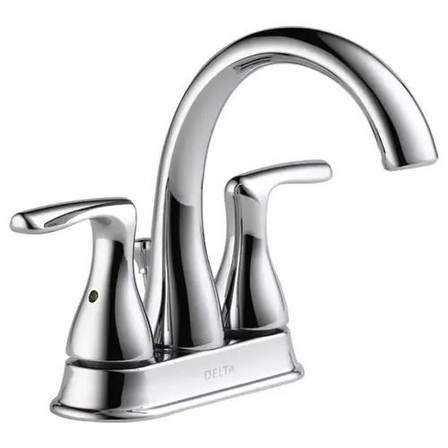 Delta Foundations Chrome 2-Handle High-Arc Bathroom Faucet Delta Foundations Chrome 2-Handle High-Arc Bathroom Faucet