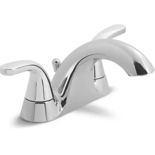 Earth Luxe 2-Handle Lavatory Faucet with 50/50 Pop-Up, Chrome Earth Luxe 2-Handle Lavatory Faucet with 50/50 Pop-Up, Chrome