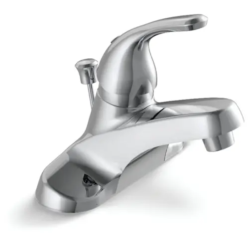 Earth Luxe Single-Lever Lavatory Faucet with 50/50 Pop-Up, Chrome Earth Luxe Single-Lever Lavatory Faucet with 50/50 Pop-Up, Chrome