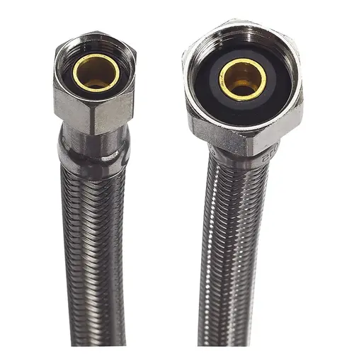 Stainless Steel Faucet Supply Line 3/8" Comp x 1/2" IPS x 12" Stainless Steel Faucet Supply Line 3/8" Comp x 1/2" IPS x 12"